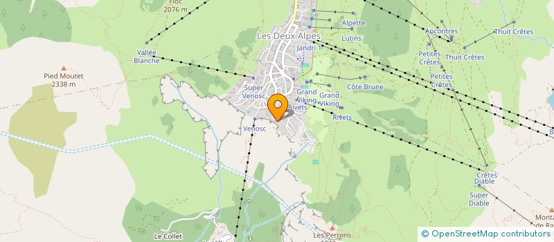 localisation de l'entreprise CREPES A UGO à LES DEUX ALPES