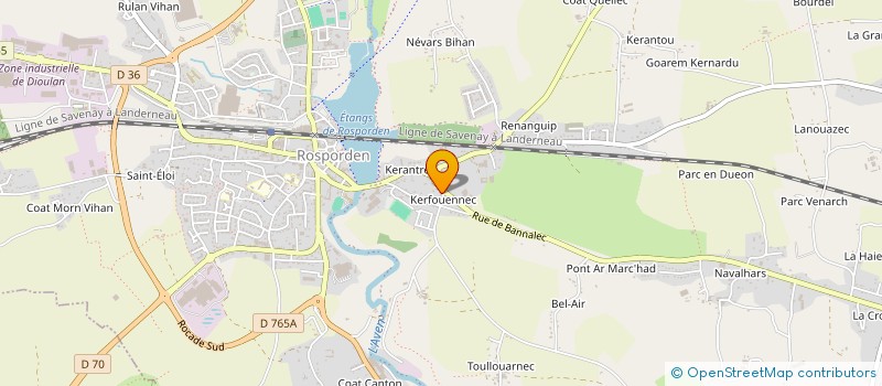 localisation de l'entreprise CREPES & CO  ROSPORDEN