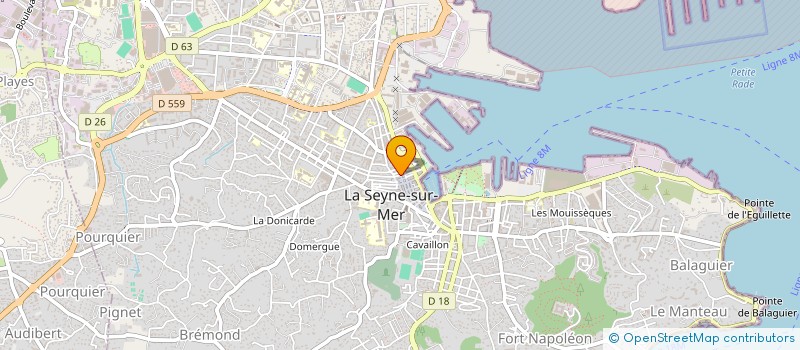 localisation de l'entreprise CREPES FOLIES à LA SEYNE-SUR-MER