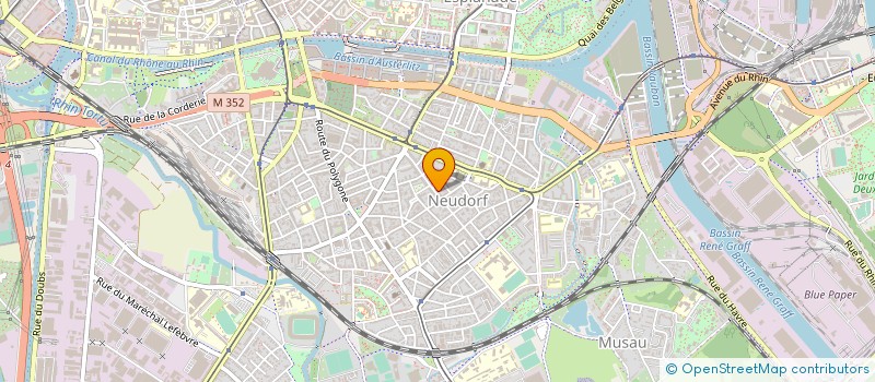 localisation de l'entreprise CREPES KORNER à STRASBOURG