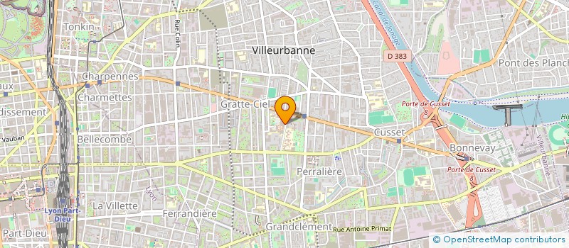 localisation de l'entreprise CREPFI  VILLEURBANNE