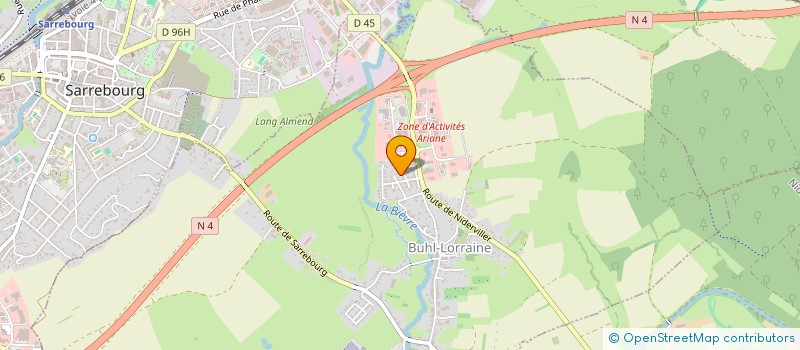 localisation de l'entreprise CREPI ANDAC SARL  BUHL-LORRAINE