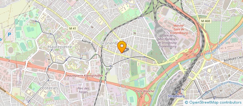 localisation de l'entreprise CREPI EXPERT à STRASBOURG