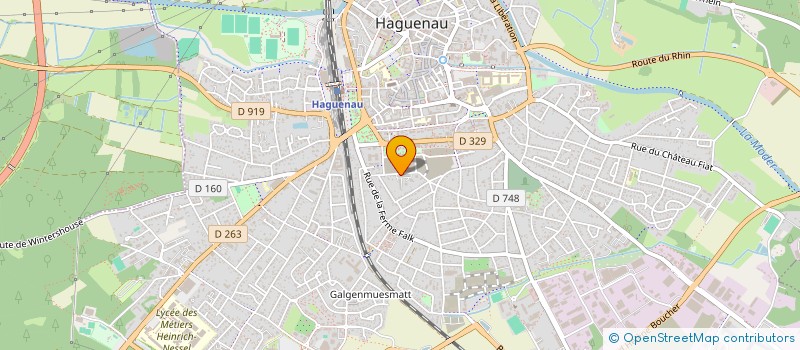localisation de l'entreprise CREPI - ISOLATION 2000  HAGUENAU