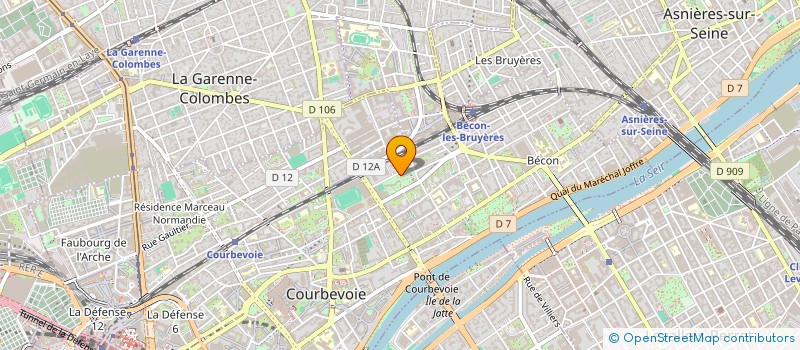localisation de l'entreprise CREPIER CONSEIL à COURBEVOIE