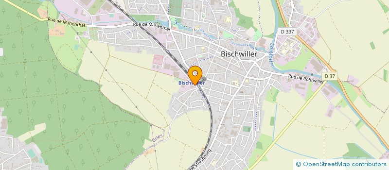 localisation de l'entreprise CREPIFRAN à BISCHWILLER