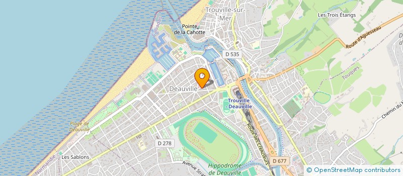 localisation de l'entreprise CREPIFRAN à DEAUVILLE