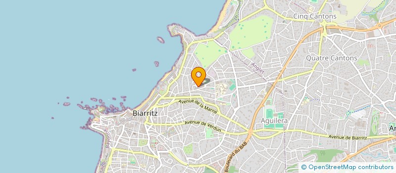 localisation de l'entreprise CREPIN ALLIANCE à BIARRITZ