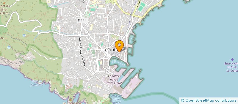 localisation de l'entreprise CREPIN BERTOLUCCI  LA CIOTAT