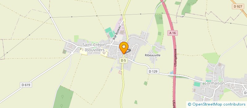 localisation de l'entreprise CREPIN CALVAO ROCHA  SAINT-CREPIN-IBOUVILLERS