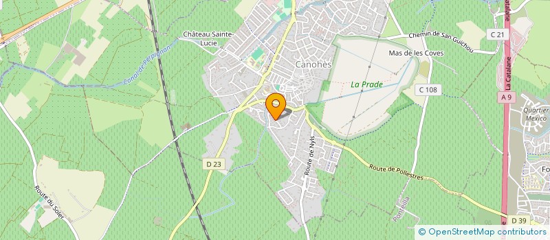 localisation de l'entreprise CREPIN CAXAVELLI  CANOHES
