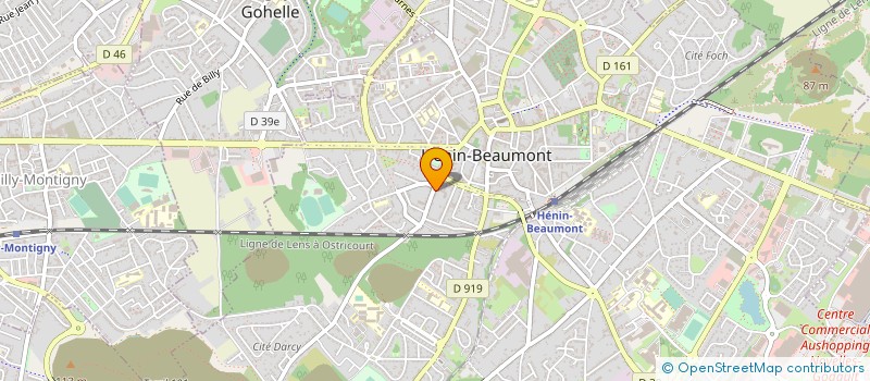 localisation de l'entreprise CREPIN SARL à HENIN-BEAUMONT