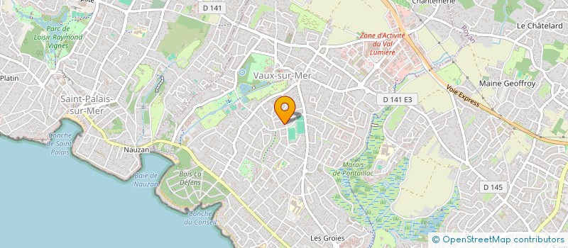 localisation de l'entreprise CREPIN-SIEROCINSKI  VAUX-SUR-MER