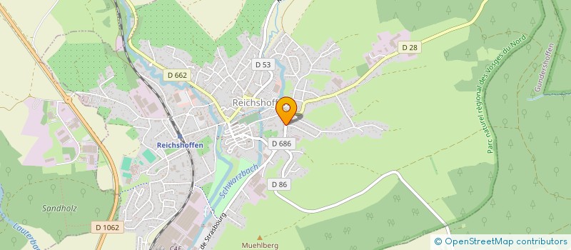 localisation de l'entreprise CREPIS DESIGN  REICHSHOFFEN