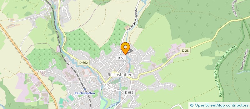 localisation de l'entreprise CREPIS MONDE  REICHSHOFFEN