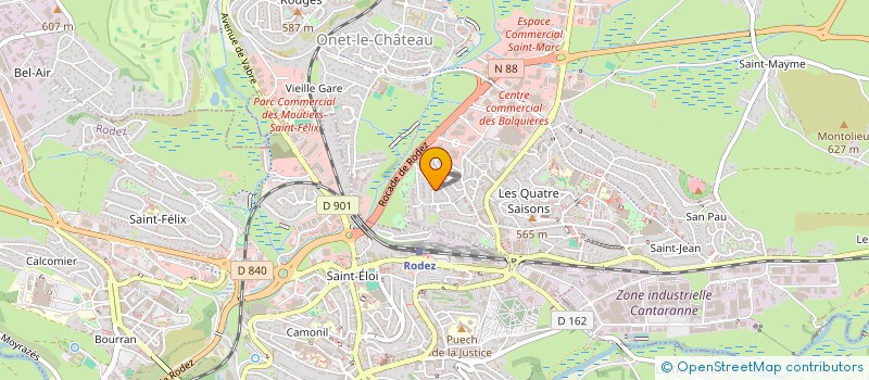 localisation de l'entreprise CREPIS SALMI  ONET-LE-CHATEAU