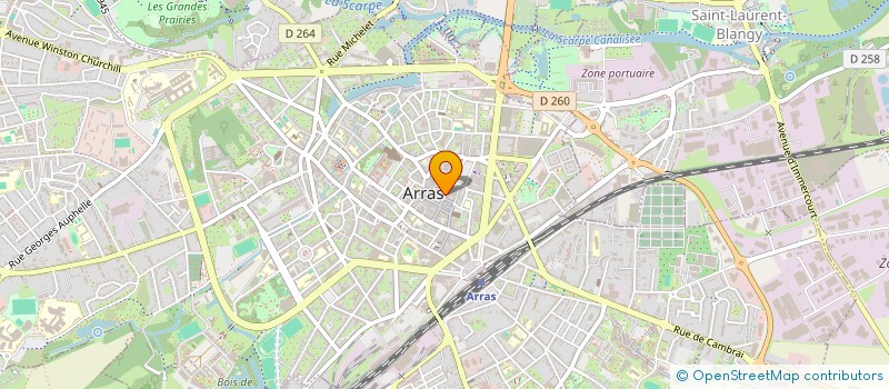 localisation de l'entreprise CREPISSIMA à ARRAS