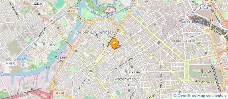 localisation de l'entreprise CREPITIME à LILLE