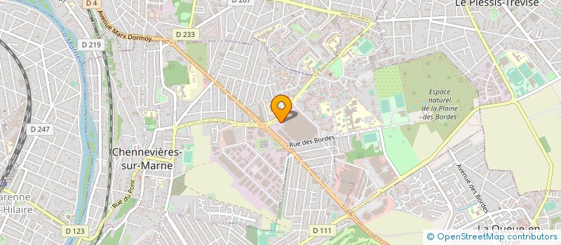 localisation de l'entreprise CREPROCOM à CHENNEVIERES-SUR-MARNE