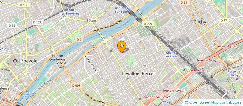 localisation de l'entreprise CREPSAS à LEVALLOIS-PERRET