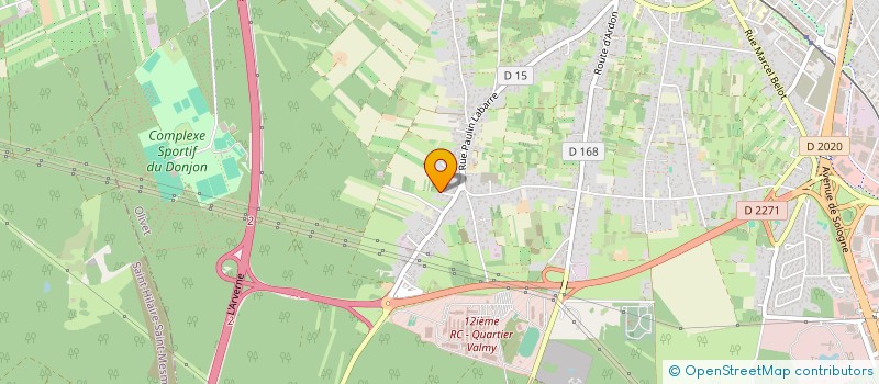 localisation de l'entreprise CREPURE à OLIVET