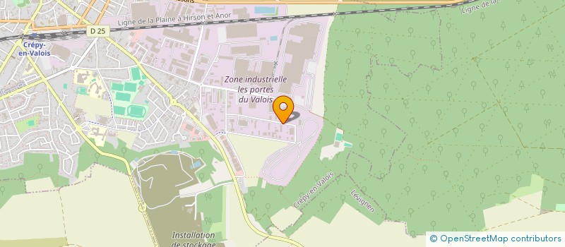 localisation de l'entreprise CREPY MENUISERIE à CREPY-EN-VALOIS