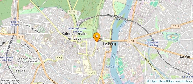 localisation de l'entreprise CREQ  LE PECQ