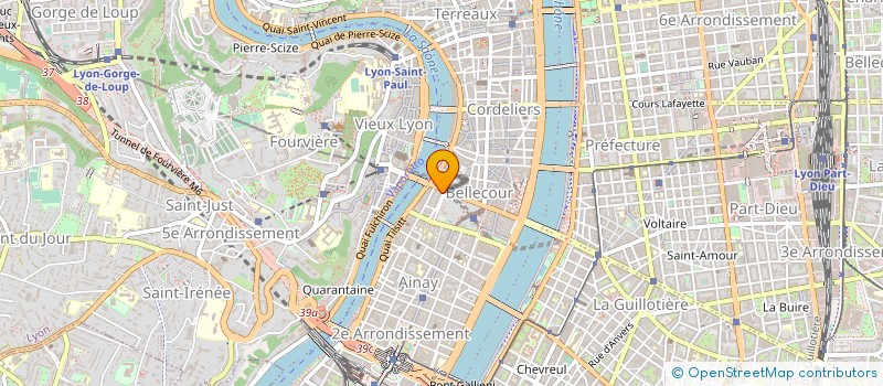 localisation de l'entreprise CREQUY FINANCE à LYON