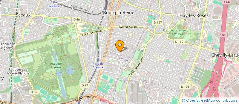 localisation de l'entreprise CRES (CABINET REGINABURGIEN D'ETUDES EN STRATEGIE) à BOURG-LA-REINE