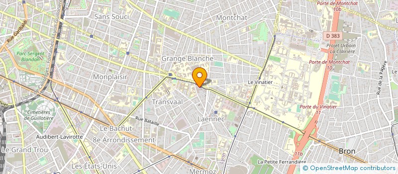 localisation de l'entreprise CRES COMMUNICATION - CENTRE DE RECHERCHE ET D'ETUDES SUR LA STERILITE  LYON