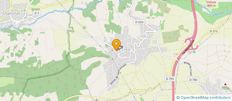 localisation de l'entreprise CRES'Y DELICES  LE CREST