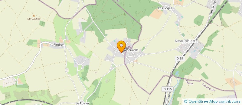 localisation de l'entreprise CRESCAM à GUAINVILLE