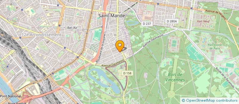 localisation de l'entreprise CRESCAS TECHNOLOGIES  SAINT-MANDE