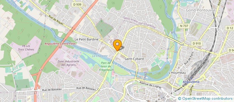 localisation de l'entreprise CRESCEN'DO à ANGOULEME