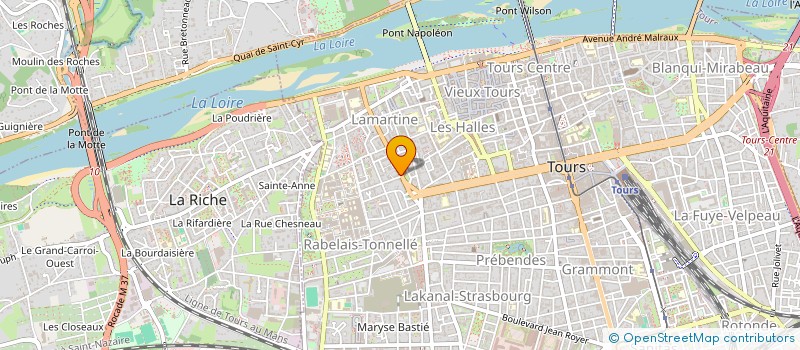 localisation de l'entreprise CRESCENDO à TOURS