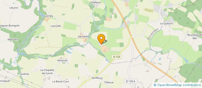 localisation de l'entreprise CRESCENDO  QUESTEMBERT