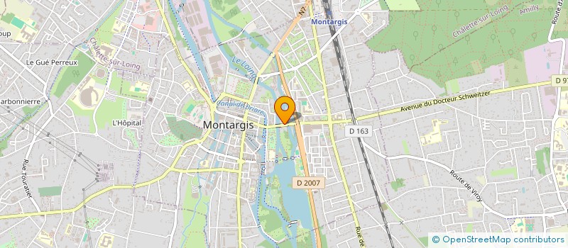 localisation de l'entreprise CRESCENDO 45 à MONTARGIS