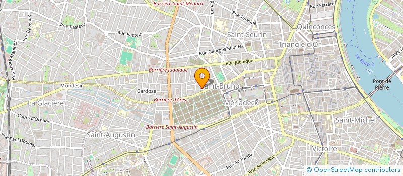 localisation de l'entreprise CRESCENDO  BORDEAUX