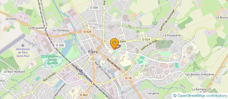 localisation de l'entreprise CRESCENDO à FLERS