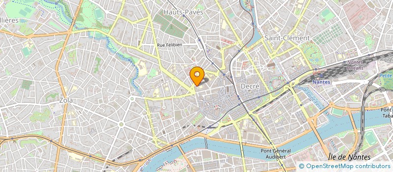 localisation de l'entreprise CRESCENDO à NANTES