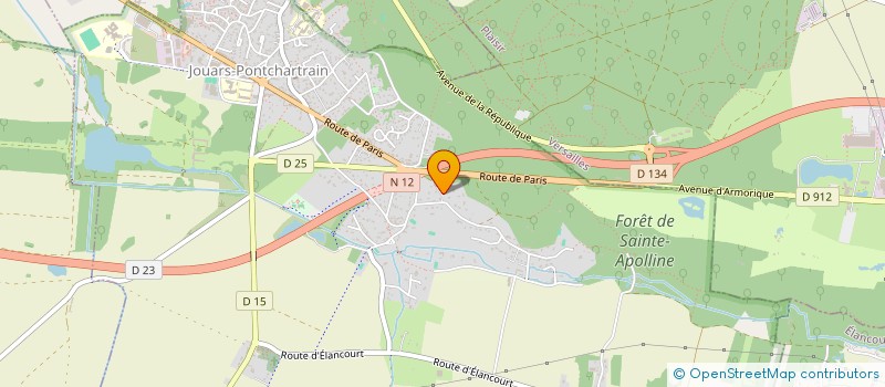 localisation de l'entreprise CRESCENDO  JOUARS-PONTCHARTRAIN