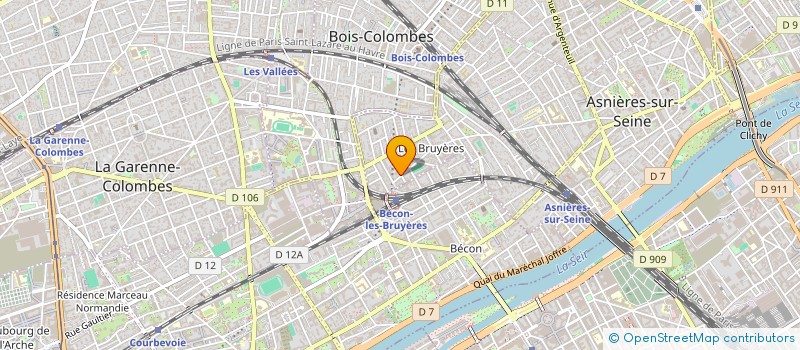 localisation de l'entreprise CRESCENDO à ASNIERES-SUR-SEINE