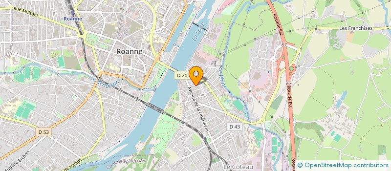 localisation de l'entreprise CRESCENDO  LE COTEAU