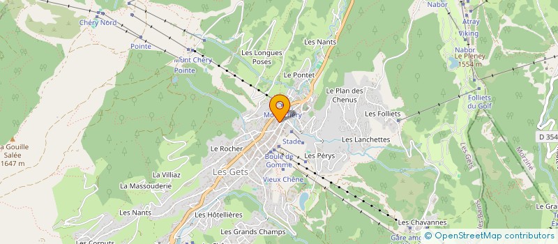 localisation de l'entreprise CRESCENDO  LES GETS