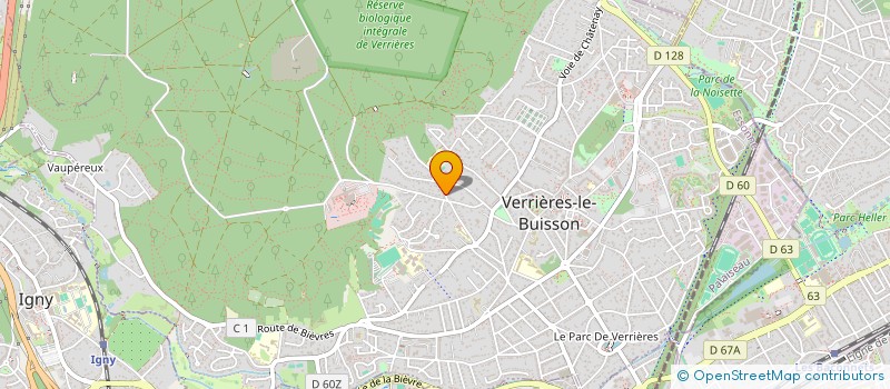 localisation de l'entreprise CRESCENDO à VERRIERES-LE-BUISSON