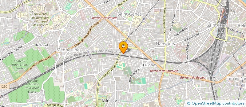 localisation de l'entreprise CRESCENDO  TALENCE