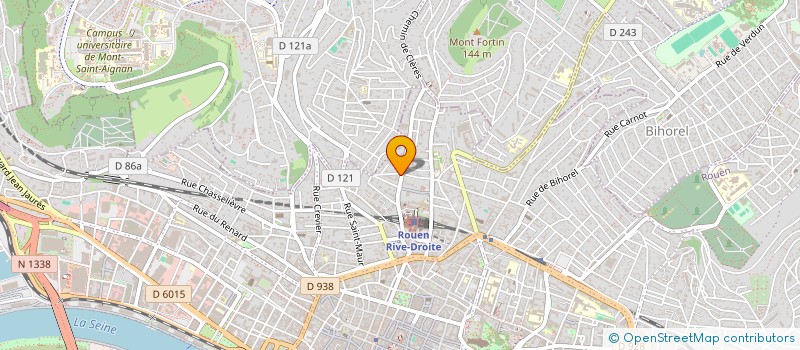 localisation de l'entreprise CRESCENDO à ROUEN