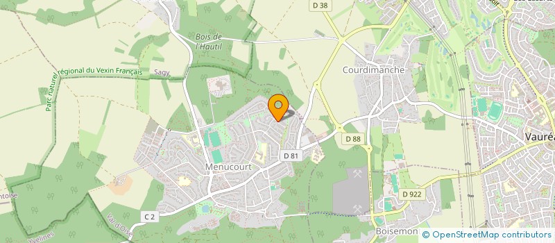 localisation de l'entreprise CRESCENDO  MENUCOURT