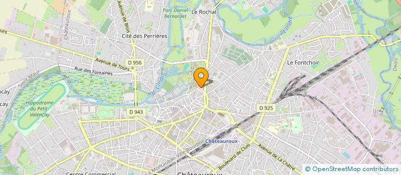 localisation de l'entreprise CRESCENDO AURA à CHATEAUROUX