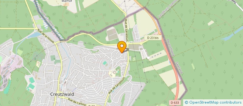 localisation de l'entreprise CRESCENDO GARRISI  CREUTZWALD